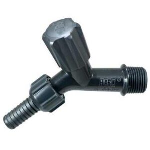 Torneira para Jardim de Plástico com Bico Fixo para Mangueira