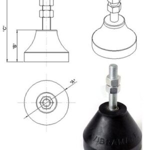 Amortecedor Vibra-Stop | Linha Micro