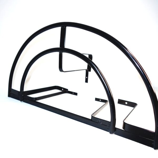 Suporte Fixo em Metal Meia Lua para Mangueira | Preto - Imagem 3