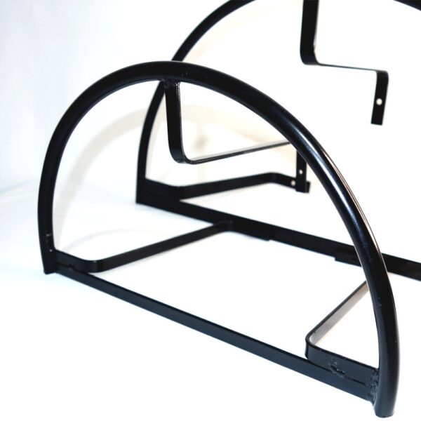 Suporte Fixo em Metal Meia Lua para Mangueira | Preto - Imagem 2