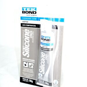 Silicone Acético Cinza | Bisnaga 50g