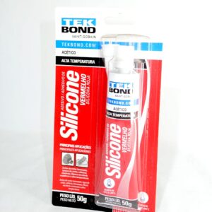 Silicone Acético Vermelho | 50g
